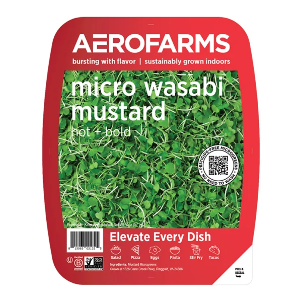 micro wasabi, AeroFarms